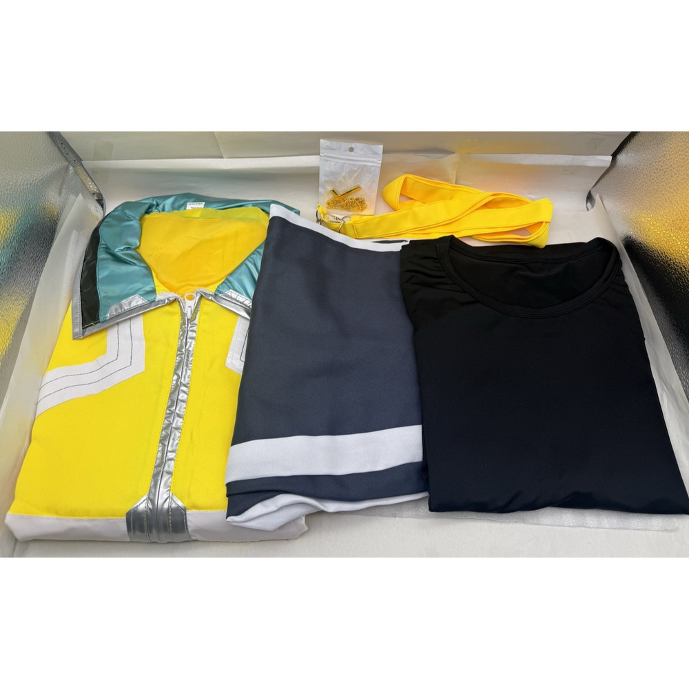 Anime David Martinez Cosplay Costume Yellow Jacket Outwears Pants T-Shirt 3XL...